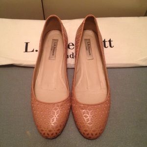 L.K. Bennett Laser Cut Ballet Flat